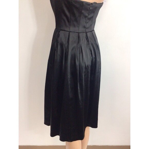 Calvin Klein Strapless Satin Dress Womens 2 - Picture 5 of 11